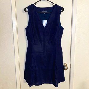 Modcloth Eager to Pleat Mini A-line Dress - 12